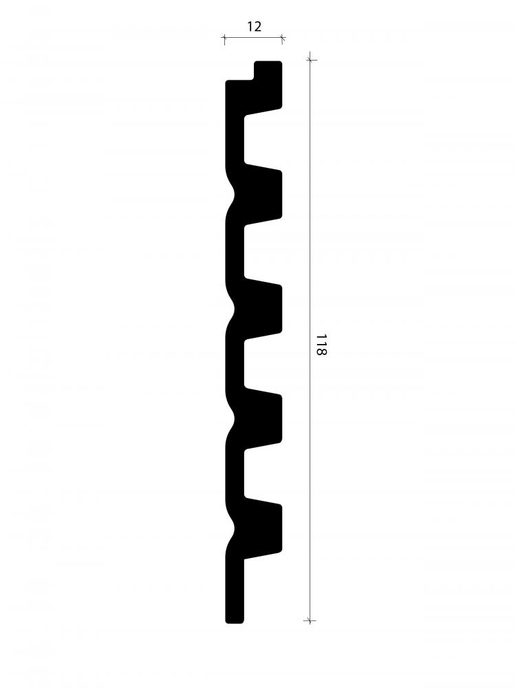 Декоративная панель Alpine Walls LineArt ECO2741W