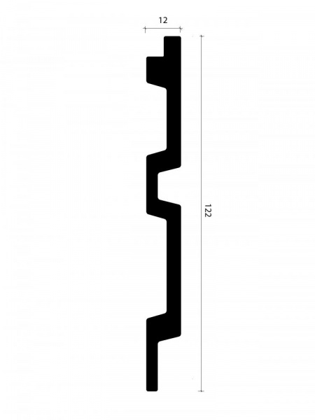 Декоративная панель Alpine Walls LineArt ECO0201W