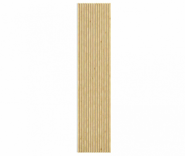 Акустическая панель, серый войлок, 2750х600х19мм, рейки МДФ дуб Медный