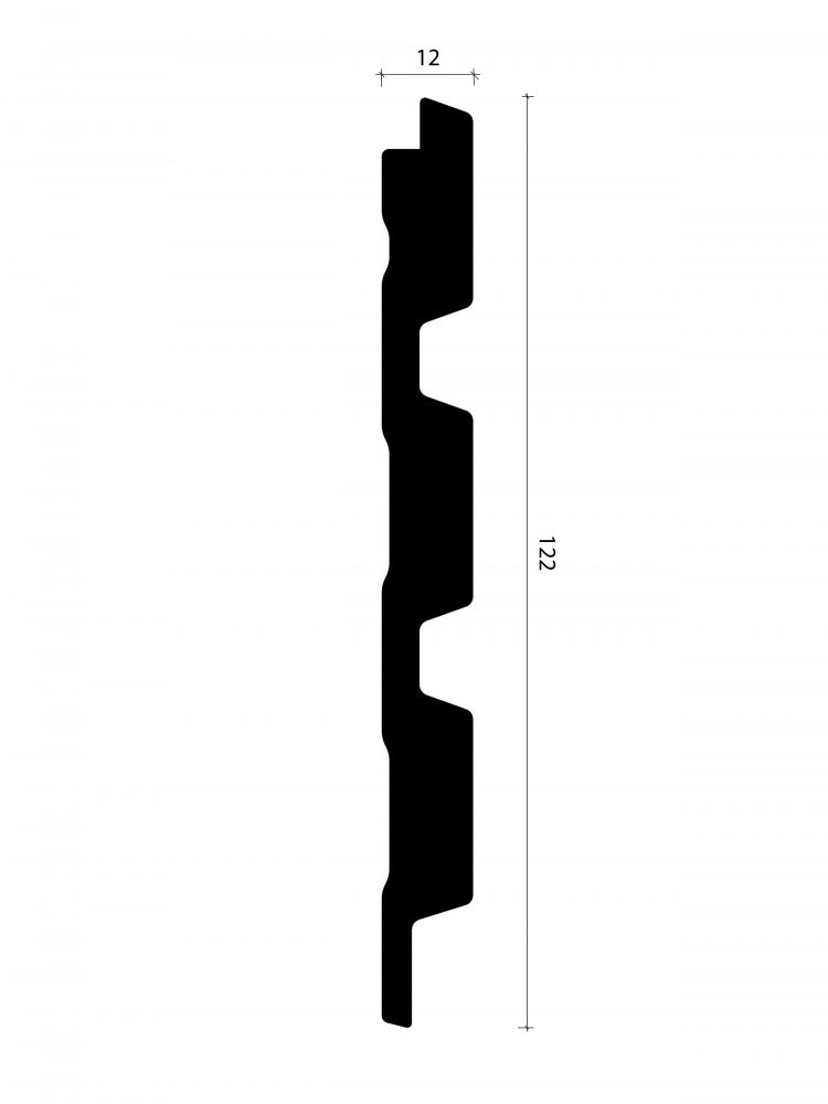 Декоративная панель Alpine Walls LineArt ECO269W